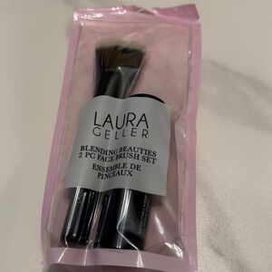 Laura Geller Blending Beauties 2-Piece Face Brush Set New Sealed